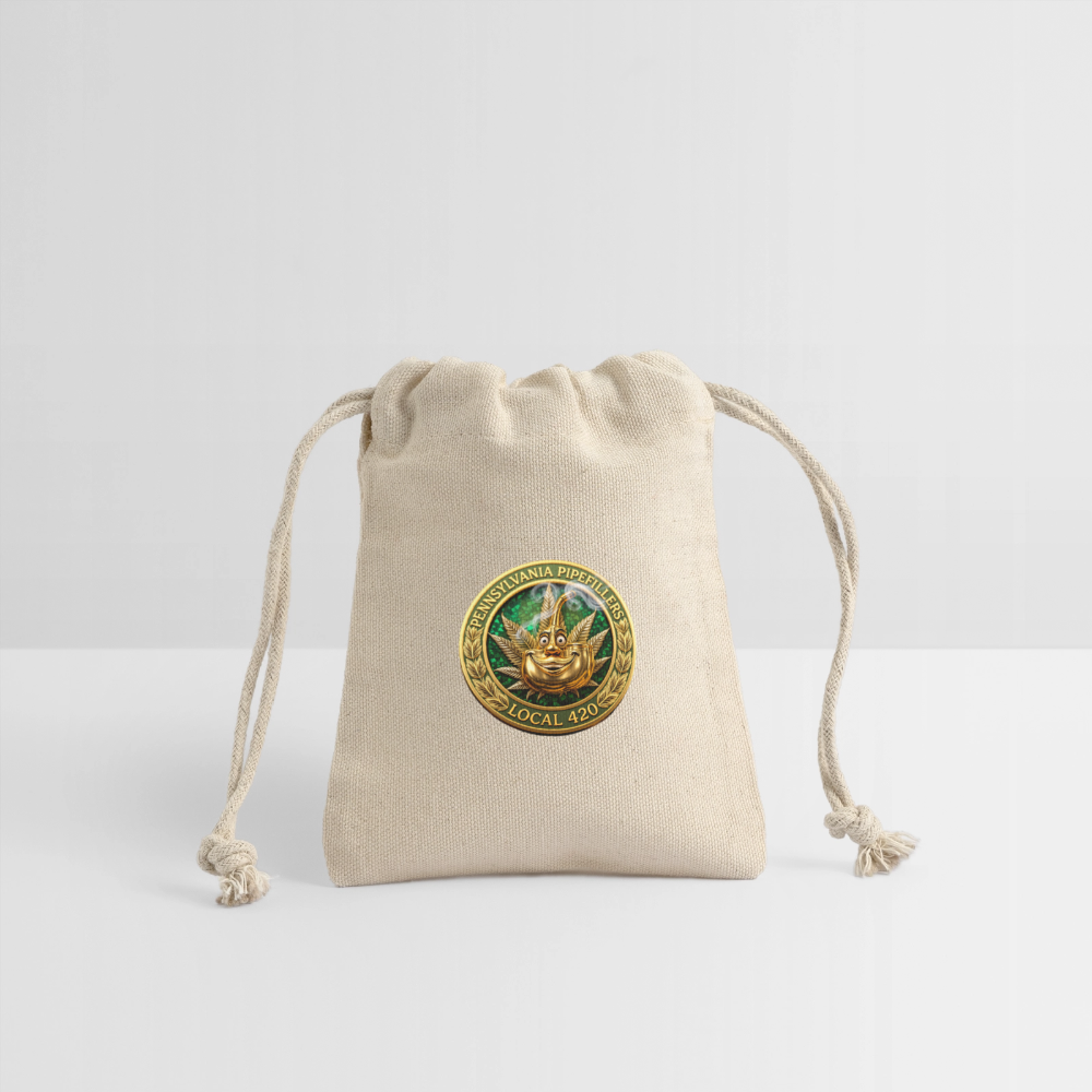 PENNSYLVANIA PIPEFILLERS LOCAL 420 Reusable Gift Bag - Natural