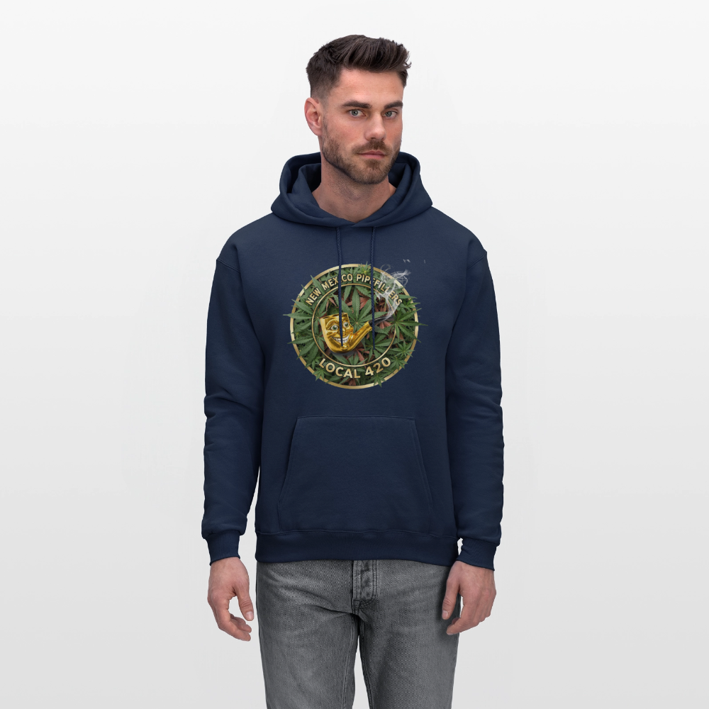 NEW MEXICO PIPEFILLERS LOCAL 420 Men's Hoodie - navy