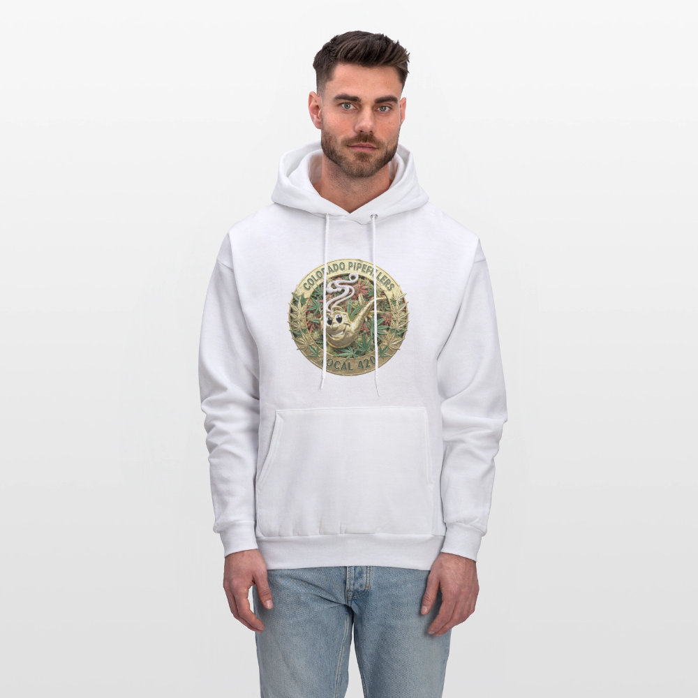 COLORADO PIPEFILLERS LOCAL 420 Men's Hoodie - white