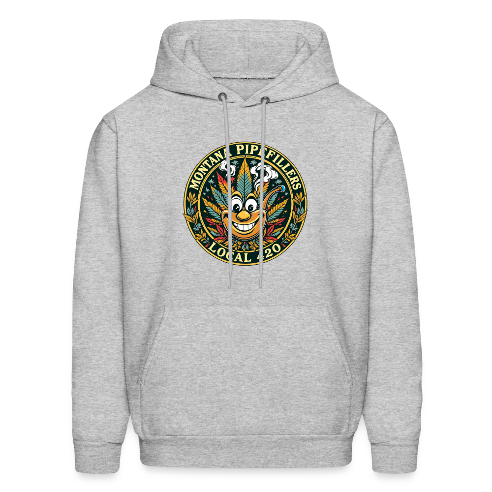 MONTANA PIPEFILLERS LOCAL 420 F/B DESIGN Men's Hoodie - heather gray