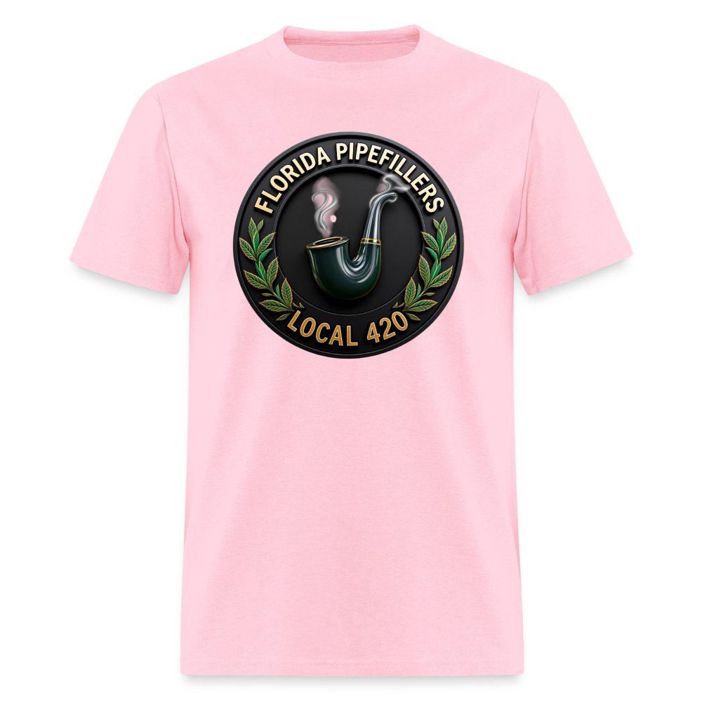 FLORIDA PIPEFILLERS LOCAL 420 F/B DESIGN Men's T-Shirt - pink