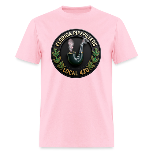 FLORIDA PIPEFILLERS LOCAL 420 F/B DESIGN Men's T-Shirt - pink