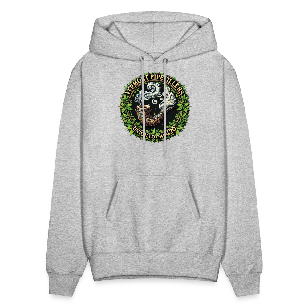 VERMONT PIPEFILLERS LOCAL 420 Men's Hoodie - heather gray