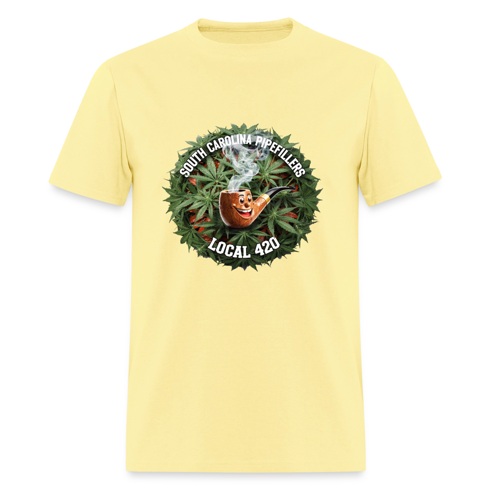 SOUTH CAROLINA PIPEFILLERS LOCAL 420 Men's T-Shirt - cornsilk