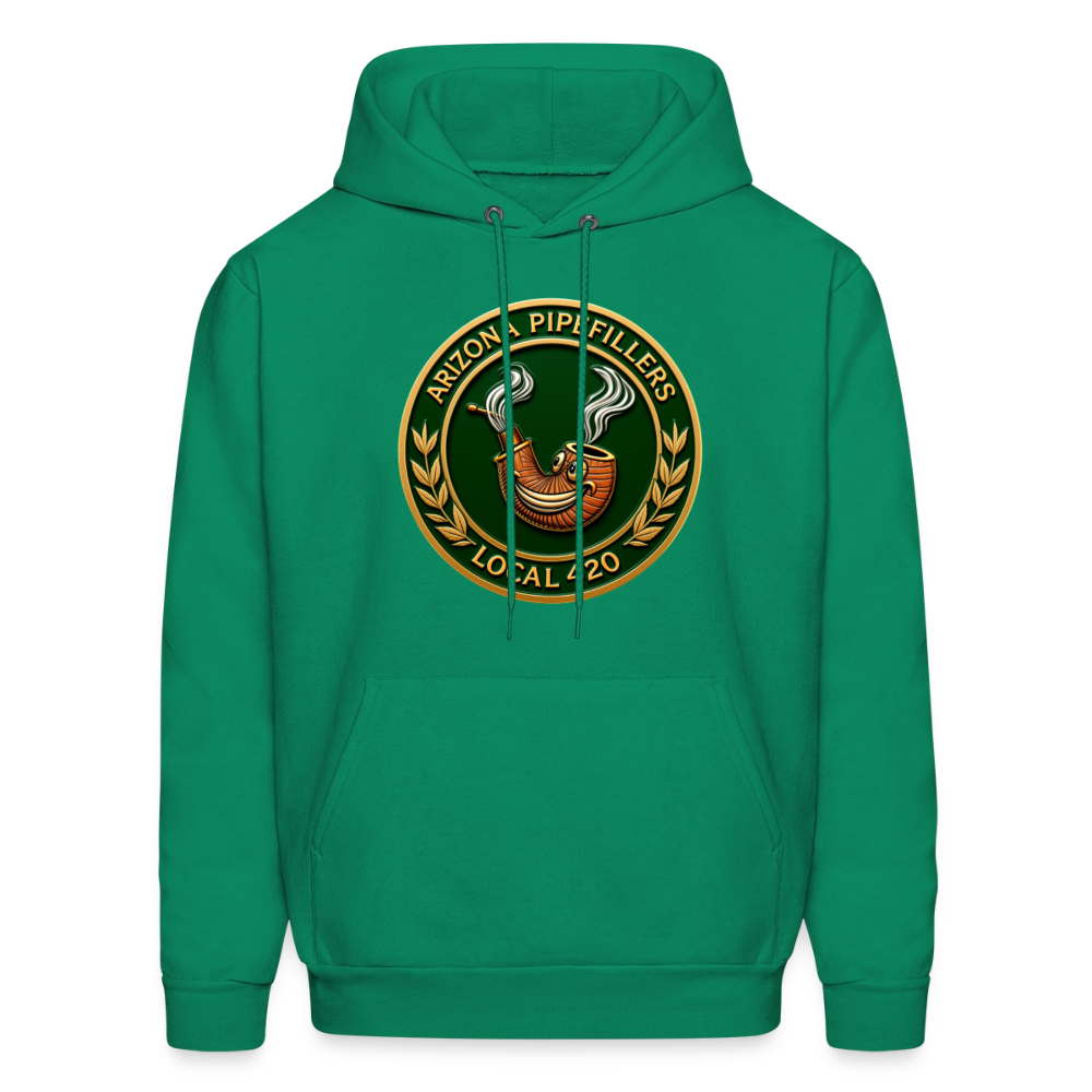 ARIZONIA PIPEFILLERS LOCAL 420 F/B DESIGN Men's Hoodie - kelly green