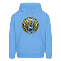 NEW JERSEY PIPEFILLERS LOCAL 420 F/B DESIGN Men's Hoodie - carolina blue