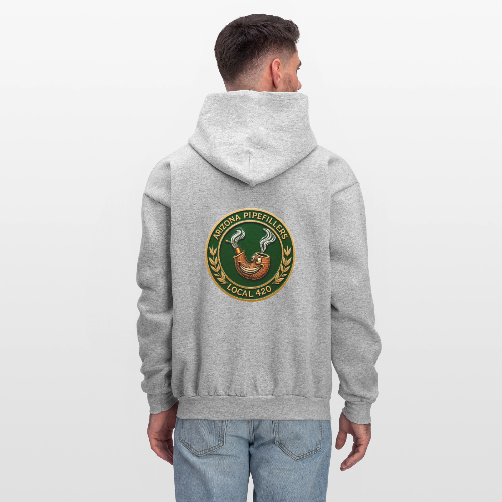 ARIZONIA PIPEFILLERS LOCAL 420 F/B DESIGN Men's Hoodie - heather gray
