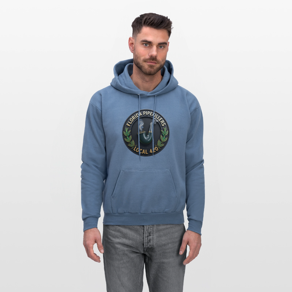 FLORIDA PIPEFILLERS LOCAL 420 F/B DESIGN Men's Hoodie - denim blue