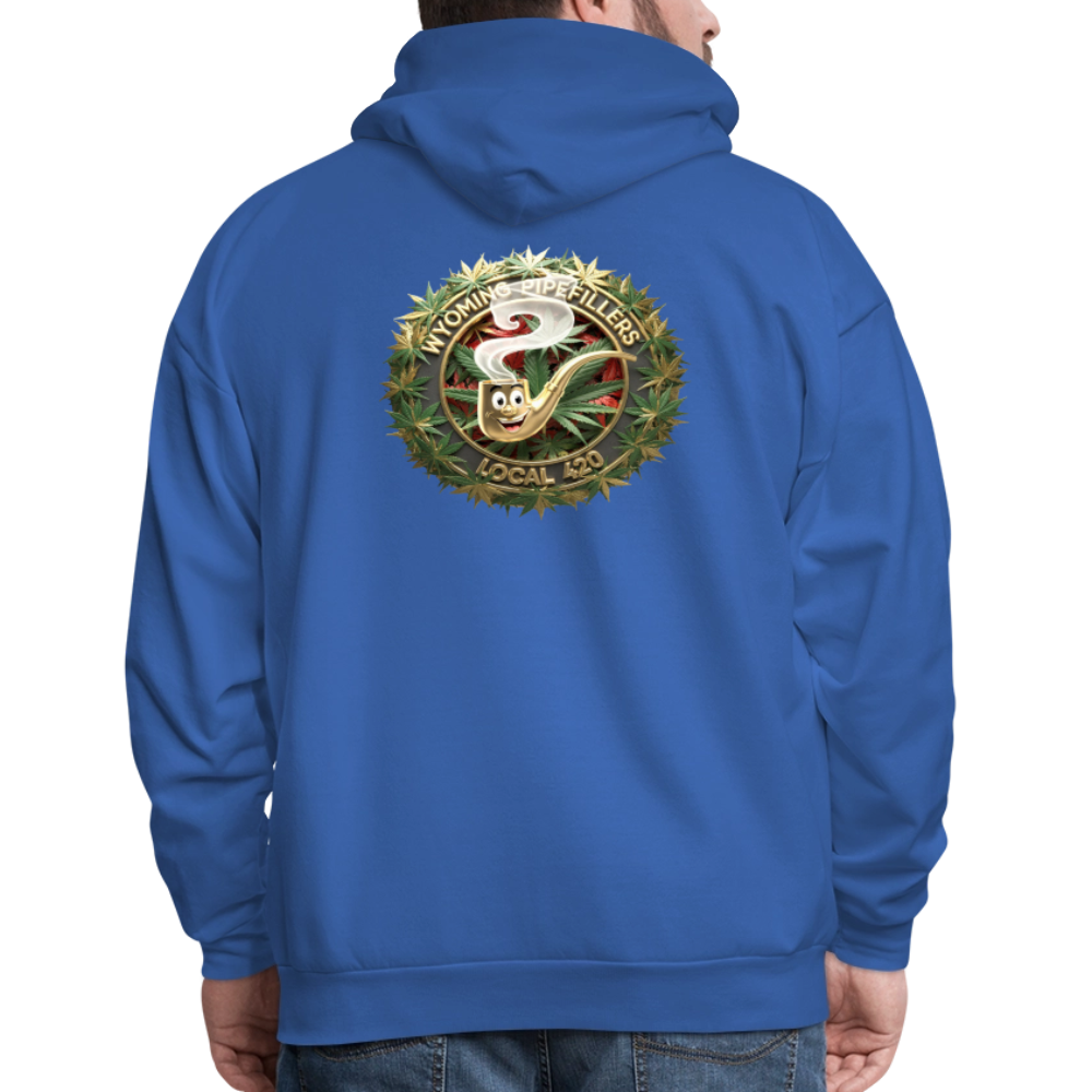 WYOMING PIPEFILLERS LOCAL 420 F/B DESIGN Men's Hoodie - royal blue