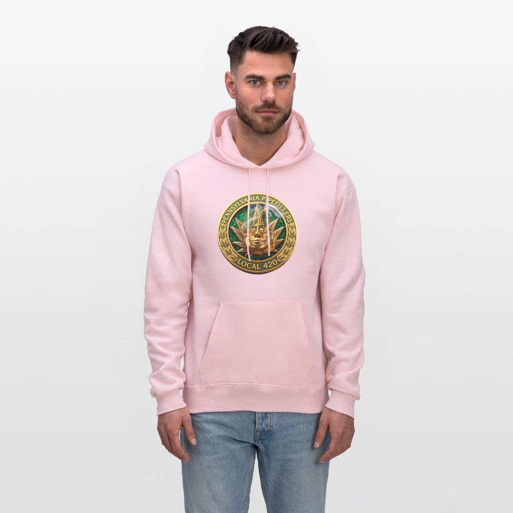 PENNSYLVANIA  PIPEFILLERS LOCAL 420 Men's Hoodie - pale pink