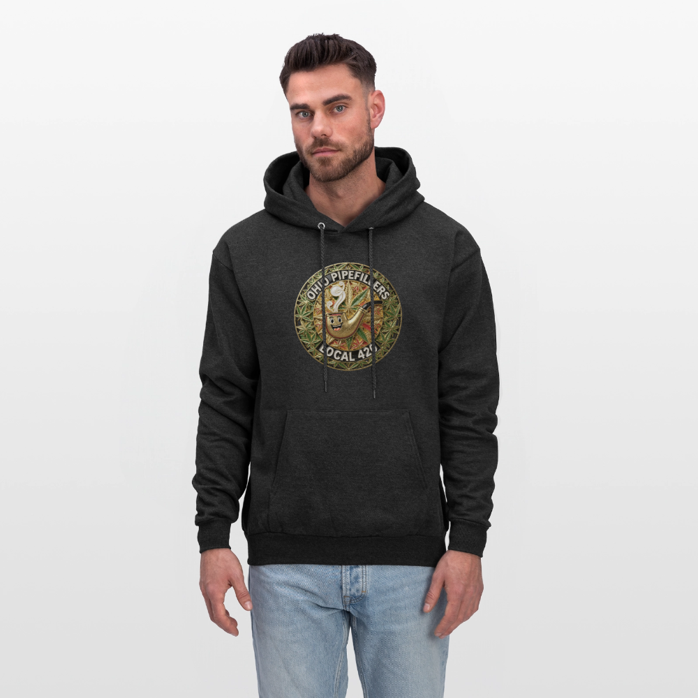 OHIO PIPEFILLERS LOCAL 420  F/B DESIGNS Men's Hoodie - charcoal grey