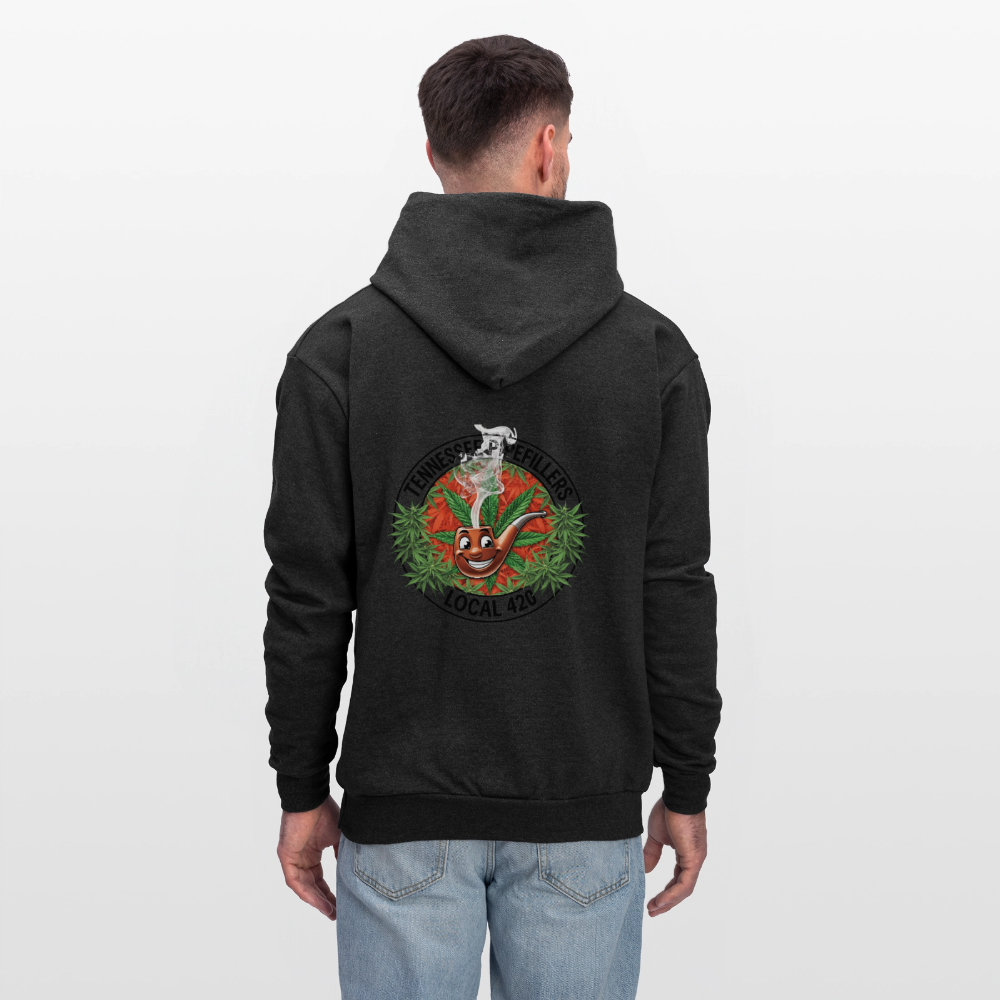 TENNESSEE PIPEFILLERS LOCAL 420 Men's Hoodie - charcoal grey