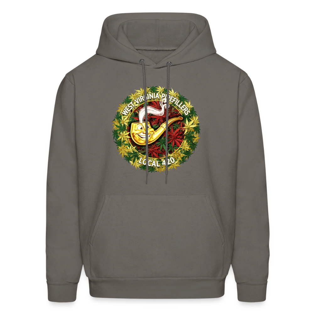 WEST VIRGINIA PIPIEFILLERS LOCAL 420 Men's Hoodie - asphalt gray