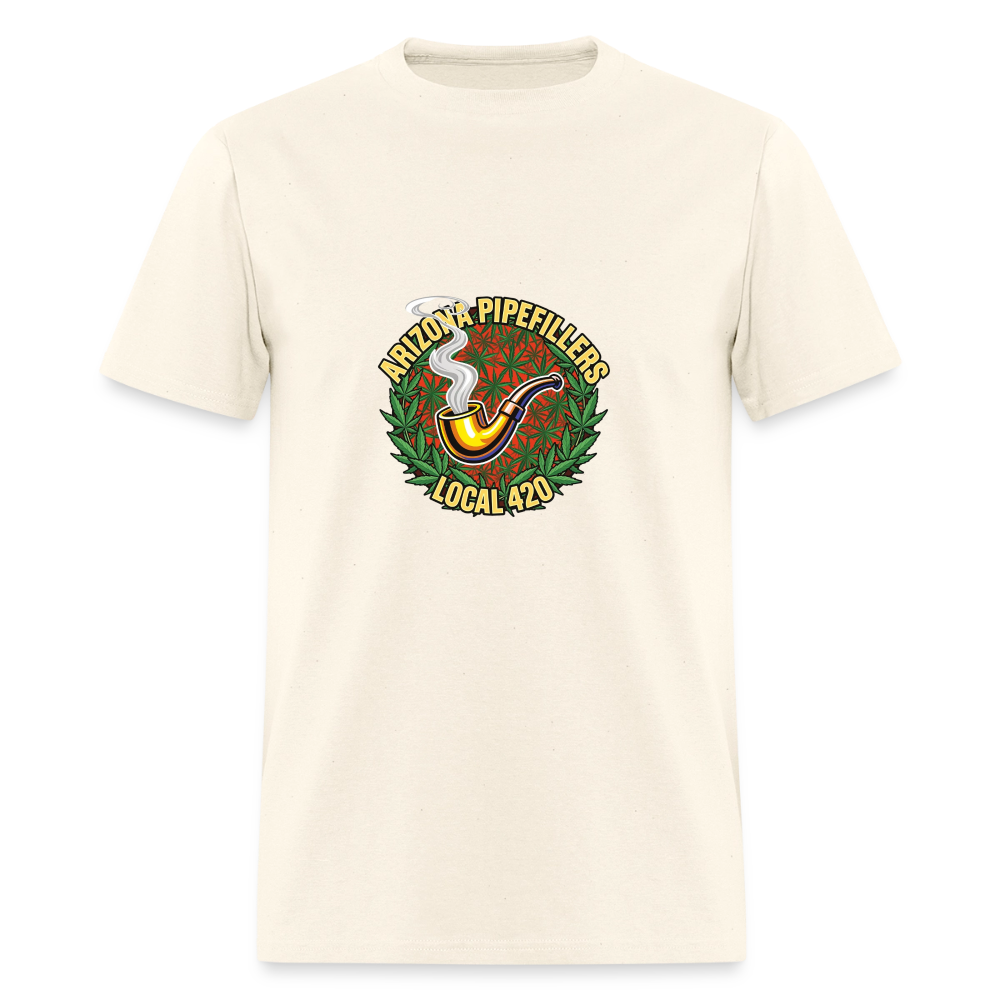 ARIZONA PIPEFILLERS LOCAL 420  F/B DESIGN Men's T-Shirt - sweet cream heather