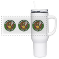 NEW MEXICO PIPEFILLERS LOCAL 420 40oz Stainless Steel Travel Tumbler - white