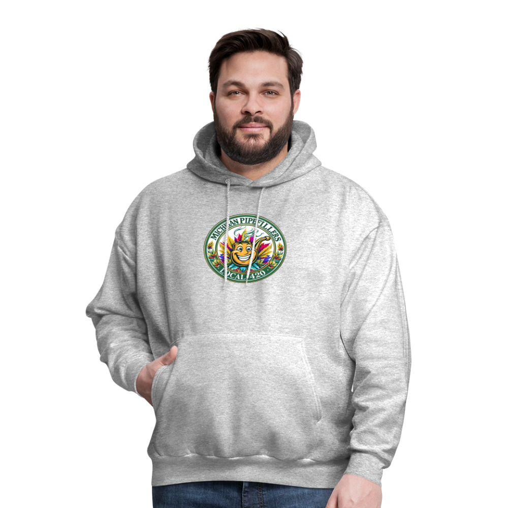 MICHIGAN PIPEFILLERS LOCAL 420 Men's Hoodie - heather gray