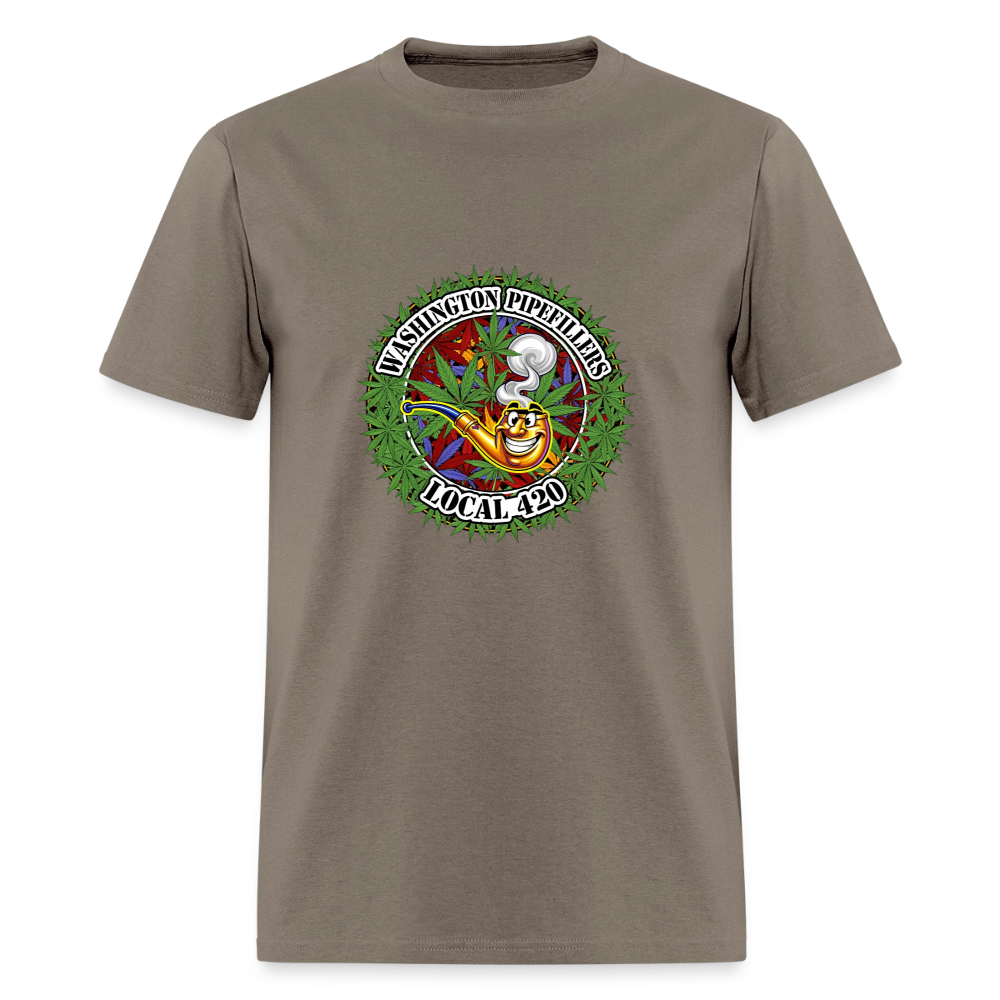 WASHINGTON PIPEFILLERS LOCAL 420 Men's T-Shirt - safari