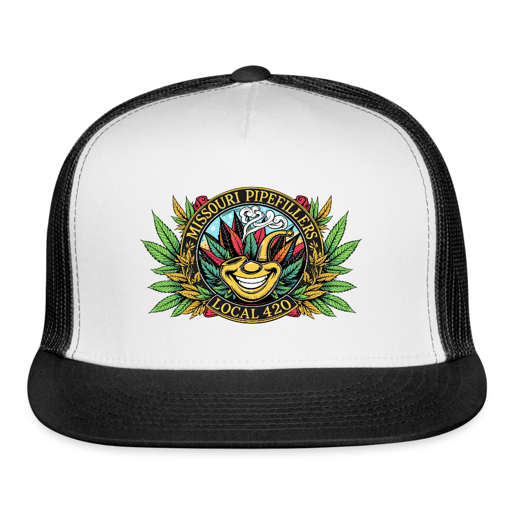 MISSOURI PIPEFILLERS LOCAL 420 Trucker Hat - white/black