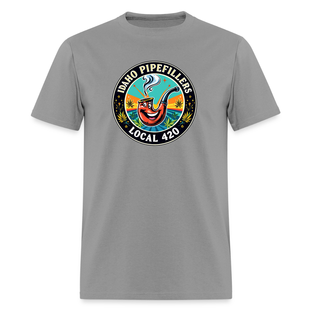 IDAHO PIPEFILLERS LOCAL 420 F/B DESIGN Men's T-Shirt - rock