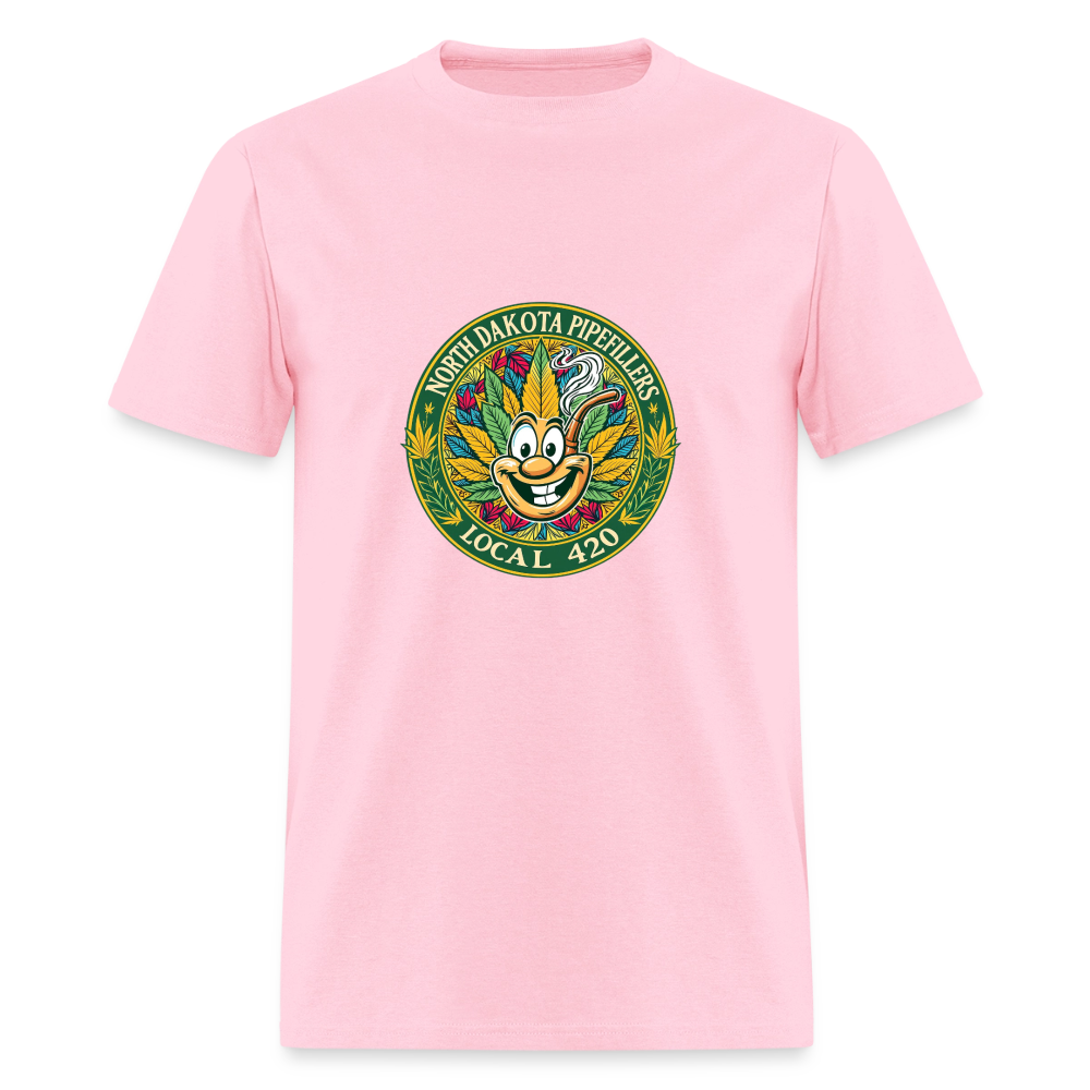 NORTH DAKOTA PIPEFILLERS LOCAL 420 Men's T-Shirt - pink