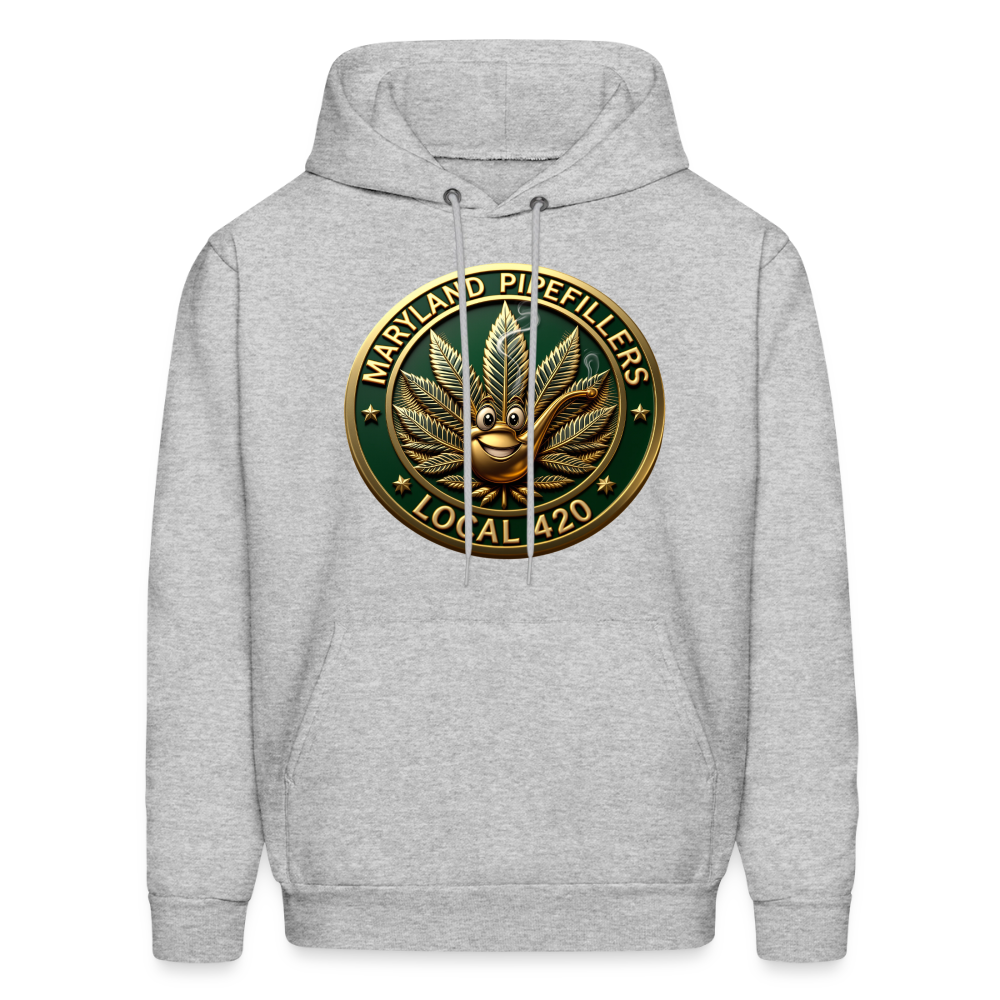 MARYLAND PIPEFILLERS LOCAL 420 Men's Hoodie - heather gray