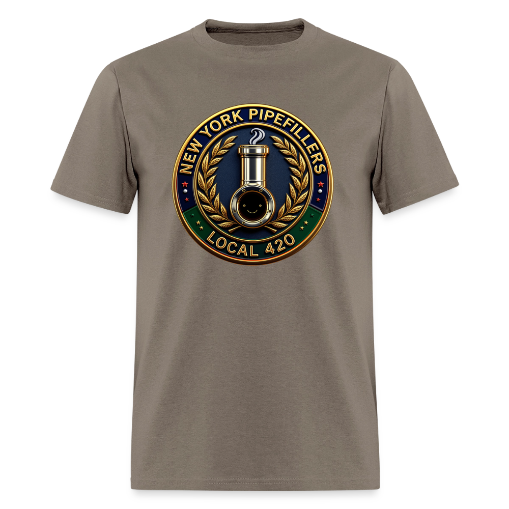 NEW YORK PIPEFILLERS LOCAL 420 Men's T-Shirt - safari