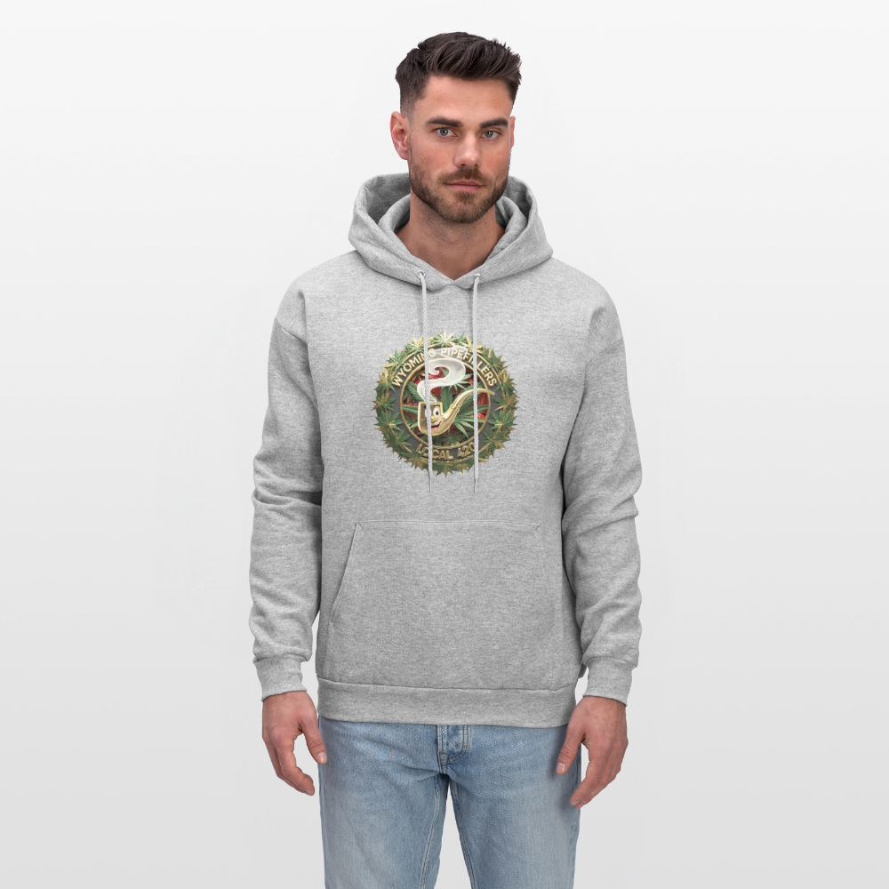WYOMING PIPEFILLERS LOCAL 420 F/B DESIGN Men's Hoodie - heather gray