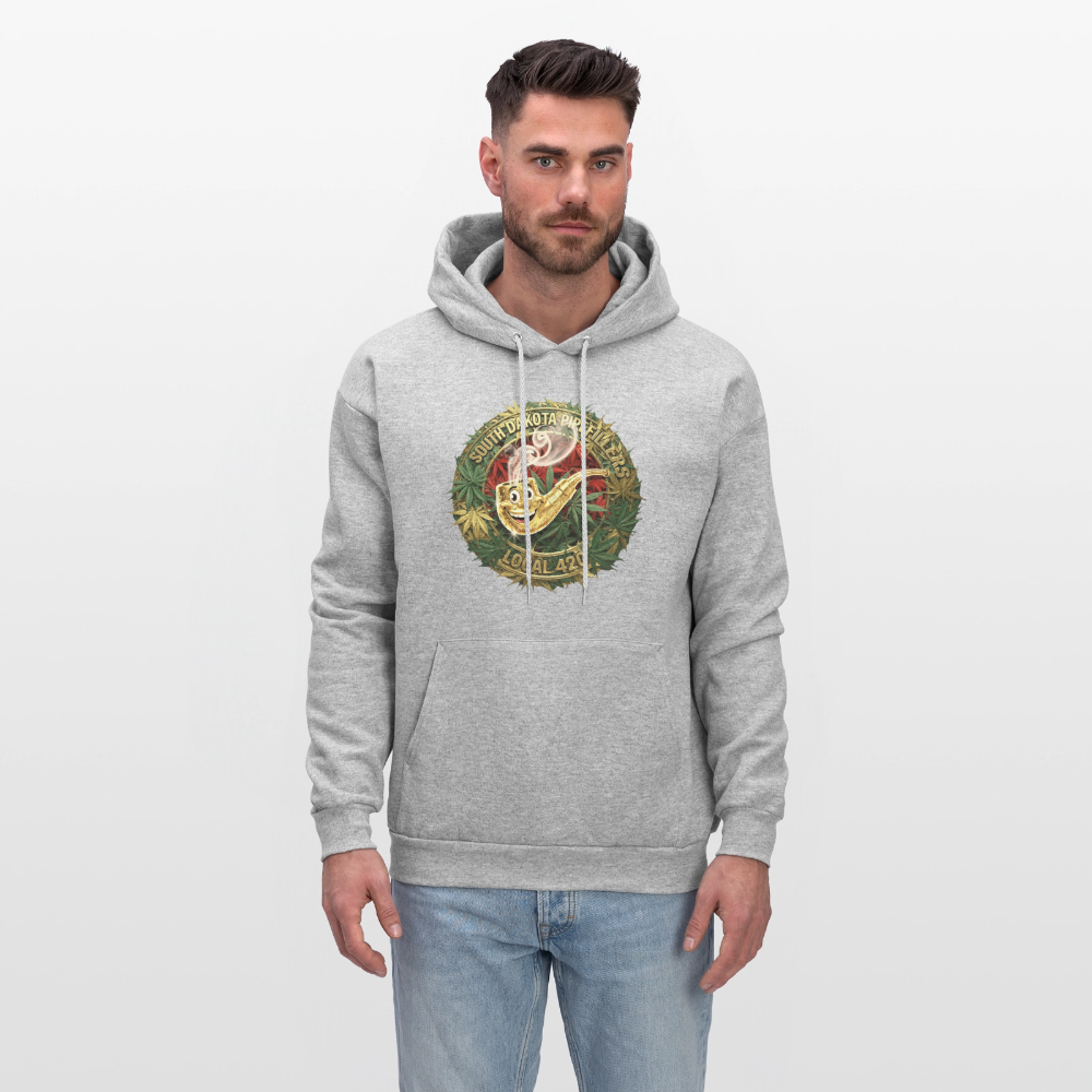 SOUTH DAKOTA PIPEFILLERS LOCAL 420  F/B DESIGN Men's Hoodie - heather gray