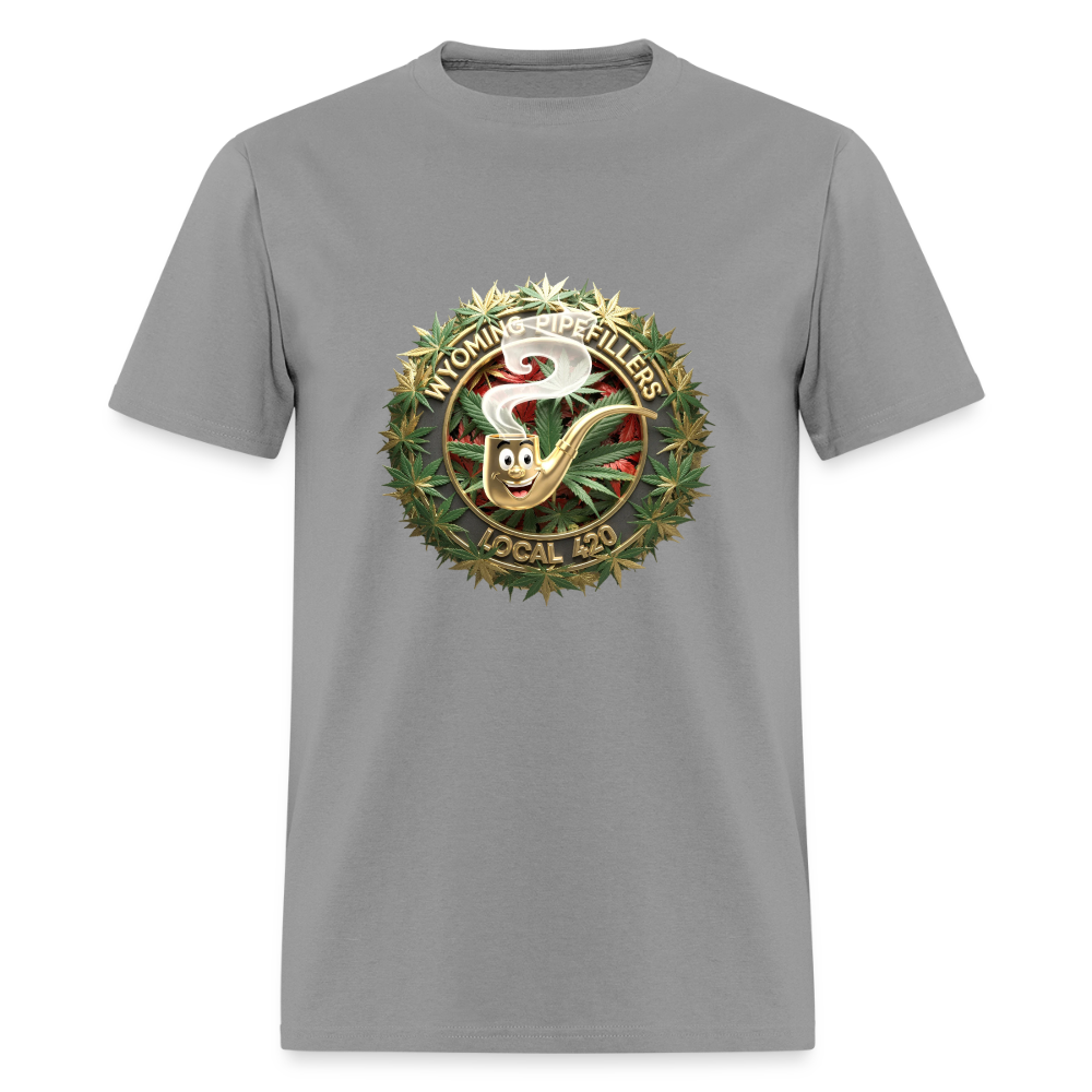 WYOMING PIPEFILLERS LOCAL 420 Men's T-Shirt - rock