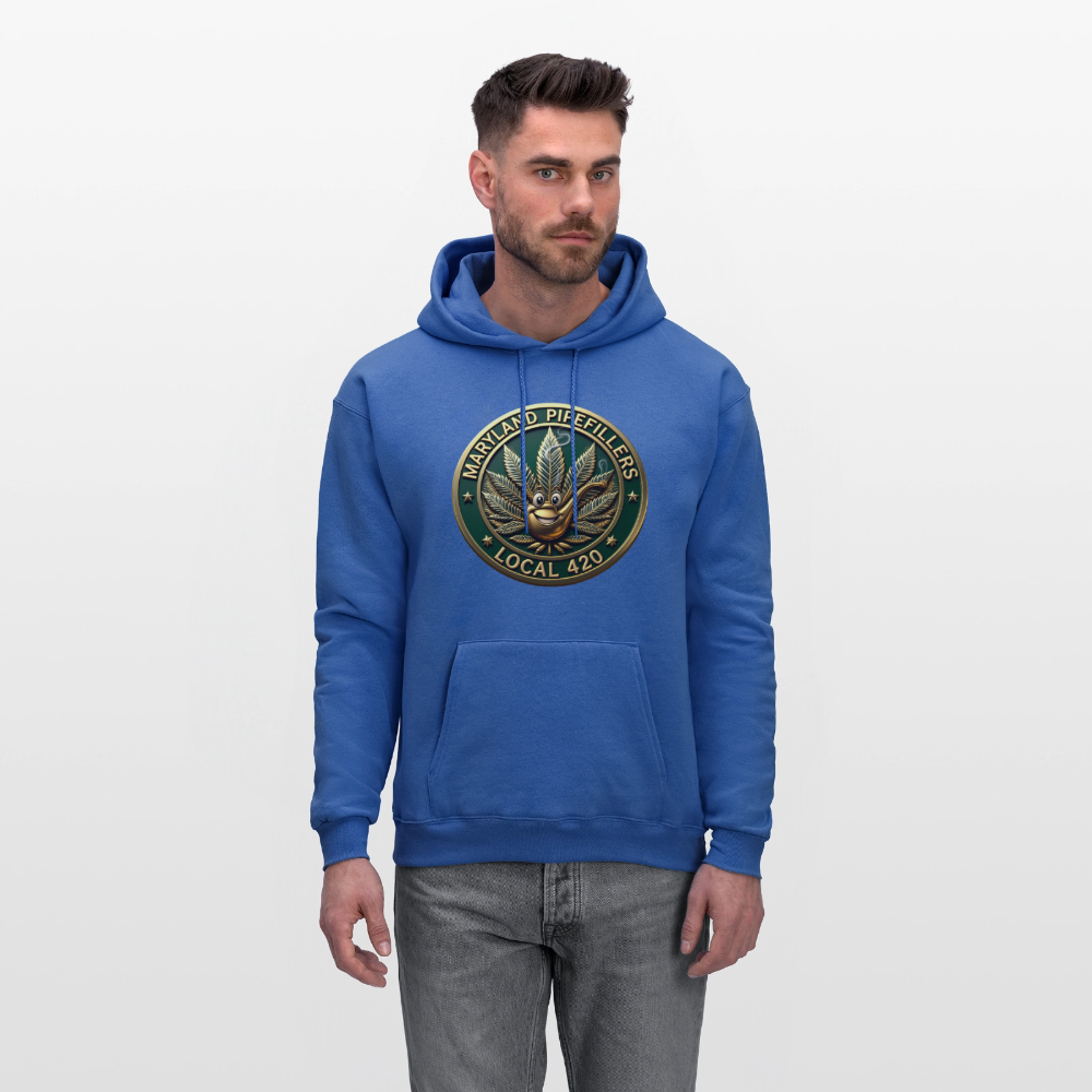 MARYLAND PIPEFILLERS LOCAL 420 Men's Hoodie - royal blue