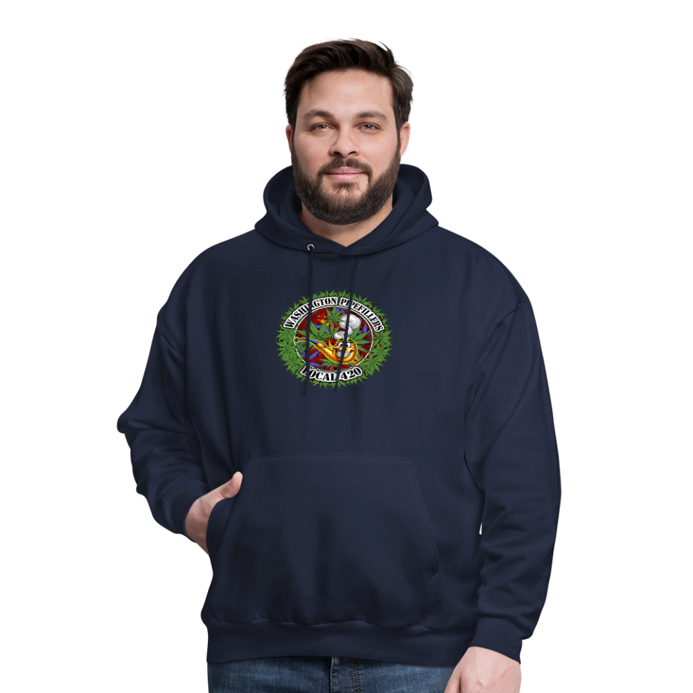 WASHINGTON PIPEFILLERS LOCAL 420 F/B DESIGN Men's Hoodie - navy