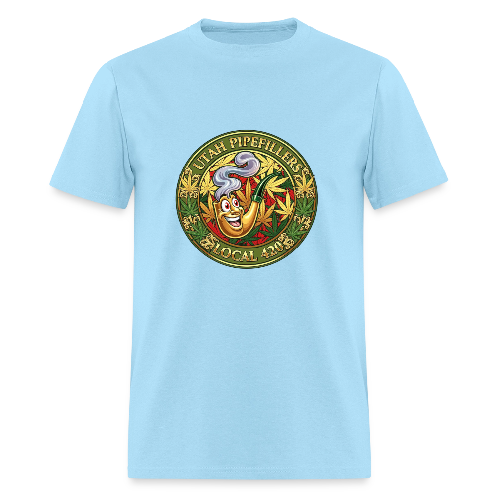 UTAH PIPEFILLERS LOCAL 420 Men's T-Shirt - powder blue