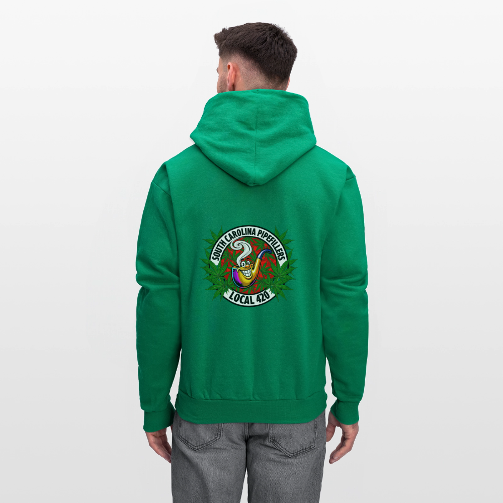 SOUTH CAROLINA PIPEFILLERS LOCAL 420 F/B DESIGN Men's Hoodie - kelly green