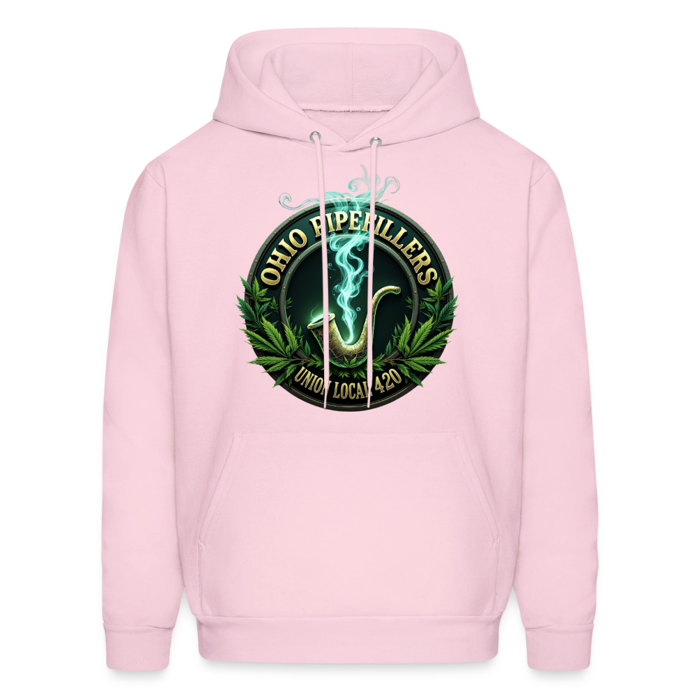 OHIO PIPEFILLERS UNION LOCAL 420 Men's Hoodie - pale pink