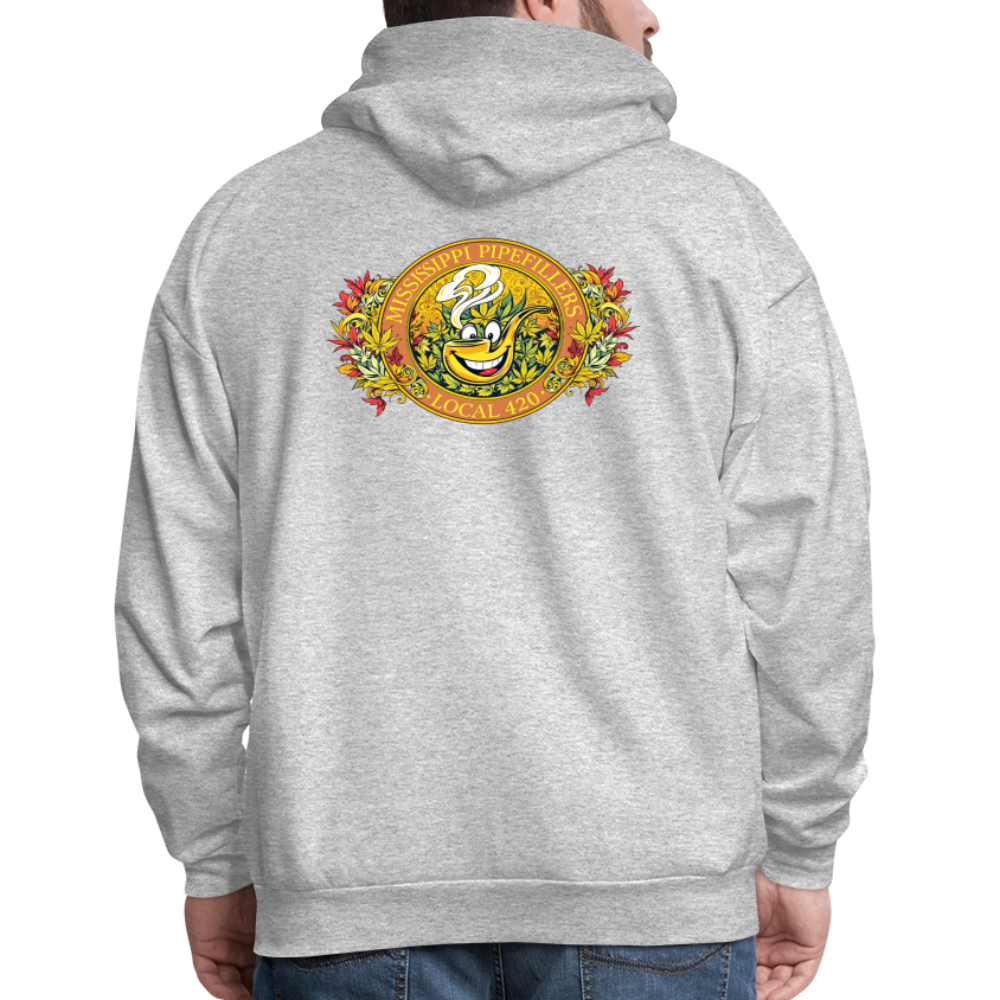 MISSISSIPPI PIPEFILLERS LOCAL 420 F/B DESIGNS Men's Hoodie - heather gray
