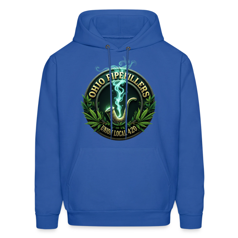 OHIO PIPEFILLERS UNION LOCAL 420 F/B DESIGNS Men's Hoodie - royal blue