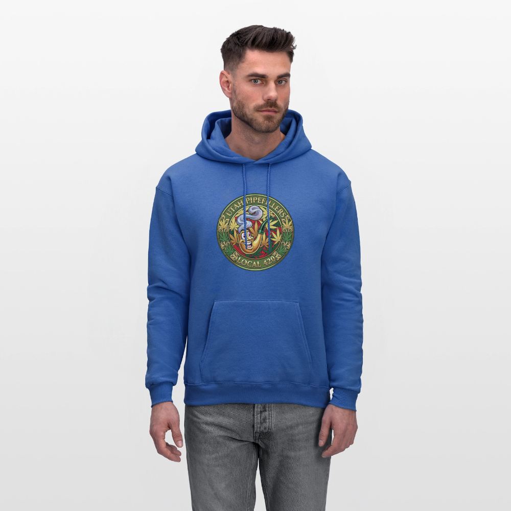 UTAH PIPEFILLERS LOCAL 420 Men's Hoodie - royal blue