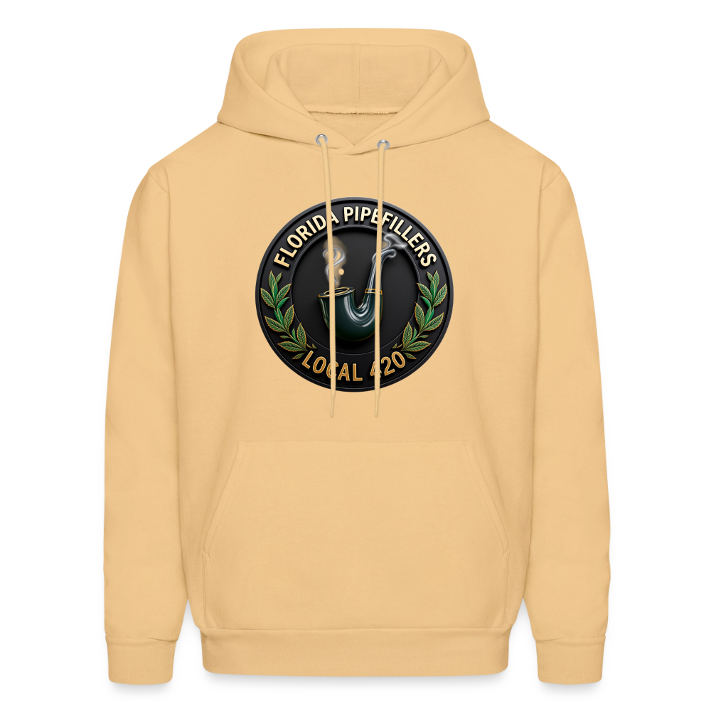 FLORIDA PIPEFILLERS LOCAL 420 F/B DESIGN Men's Hoodie - light gold 