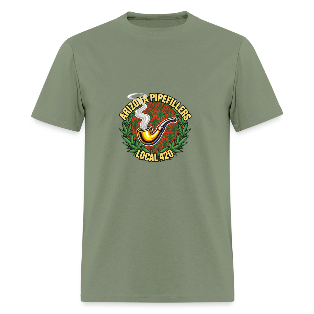 ARIZONA PIPEFILLERS LOCAL 420 MEN'S T-Shirt - military green