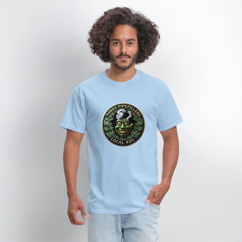 HAWAII PIPEFILLERS LOCAL 420 Men's T-Shirt - powder blue