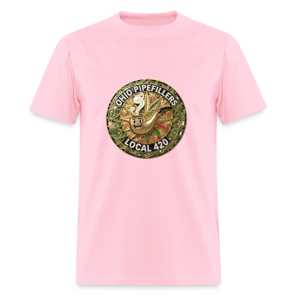 OHIO PIPEFILLERS LOCAL 420  Men's T-Shirt - pink