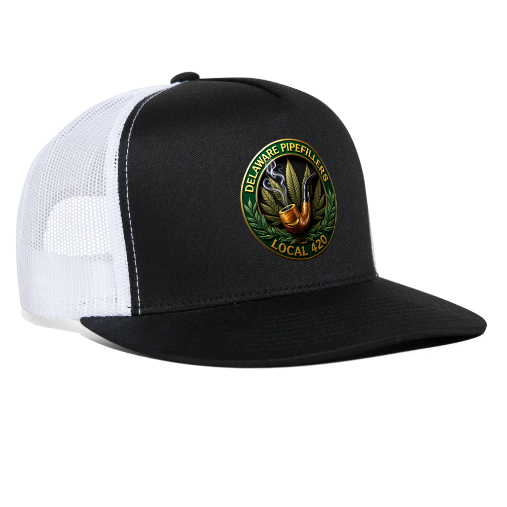 DELAWARE  PIPEFILLERS LOCAL 420 Trucker Hat - black/white