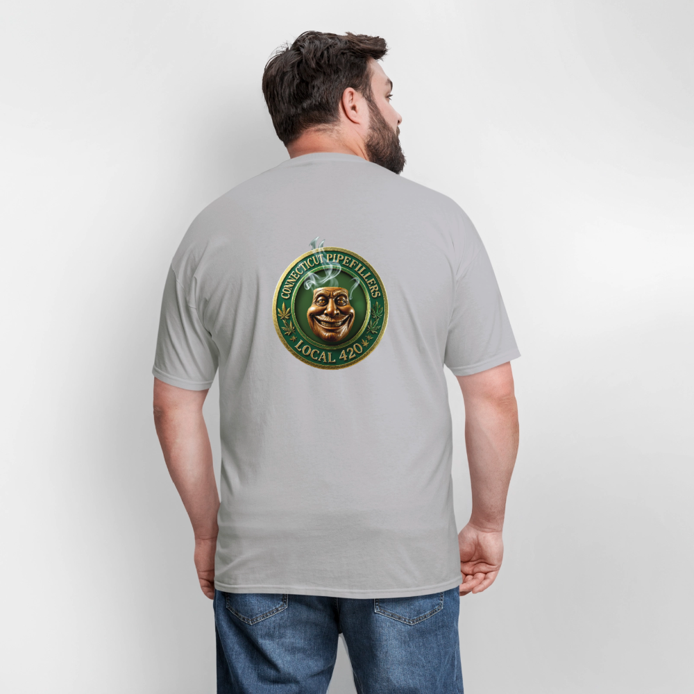 CONNECTICUT PIPEFILLERS LOCAL 420 F/B DESIGN Men's T-Shirt - rock