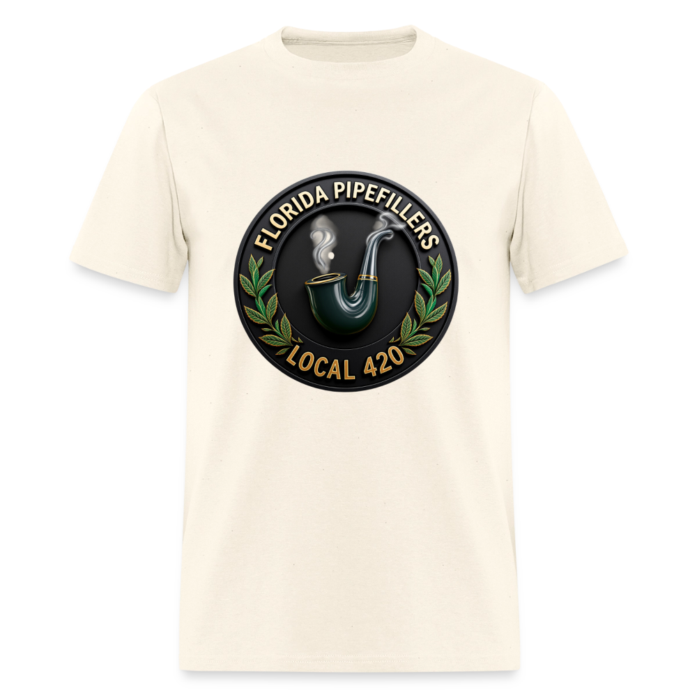 FLORIDA PIPEFILLERS LOCAL 420 Men's T-Shirt - sweet cream heather
