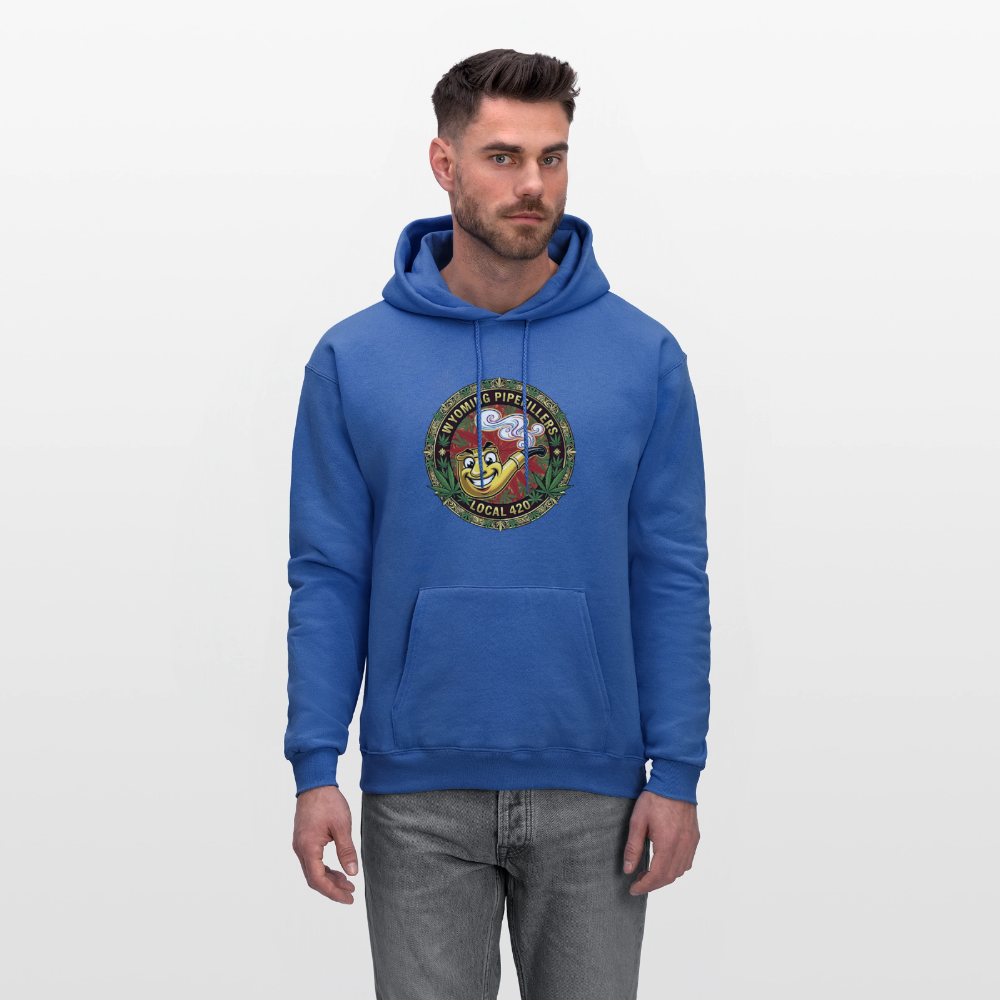 WYOMING PIPEFILLERS LOCAL 420 Men's Hoodie - royal blue