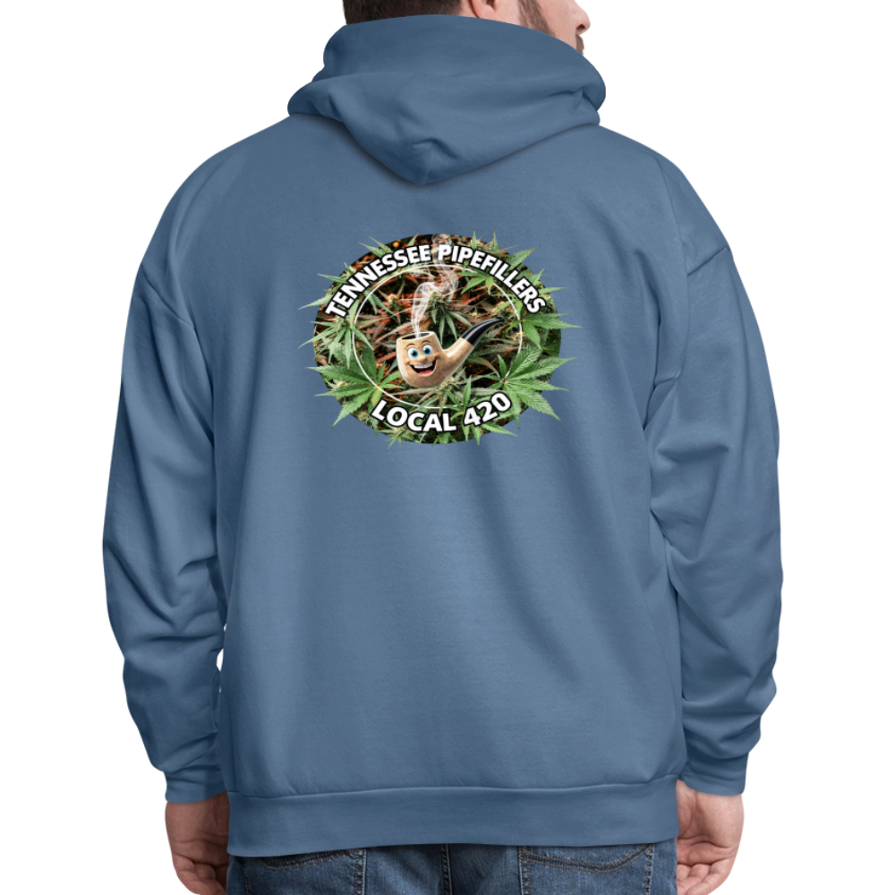 TENNESSEE PIPEFILLERS LOCAL 420 F/B DESIGN Men's  Hoodie - denim blue