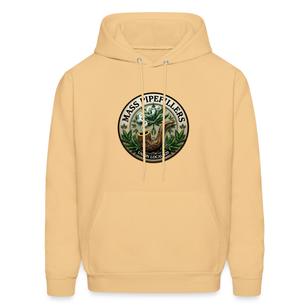 MASS PIPEFILLERS LOCAL 420 Men's Hoodie - light gold 