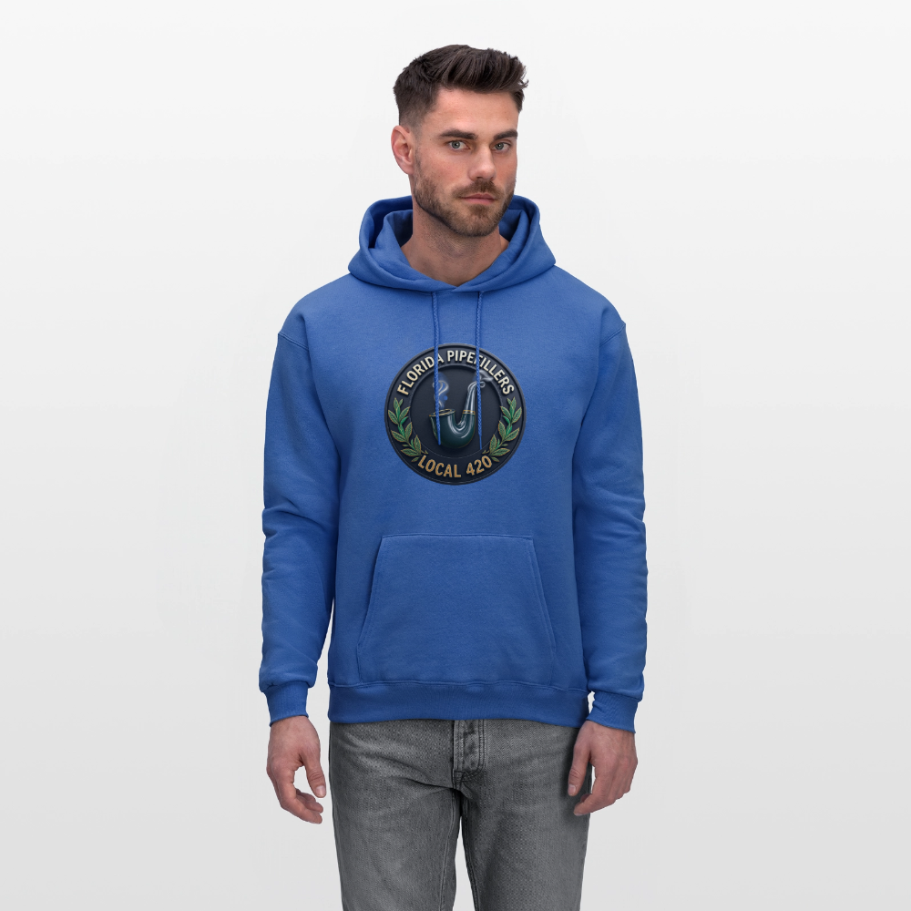 FLORIDA PIPEFILLERS LOCAL 420 F/B DESIGN Men's Hoodie - royal blue