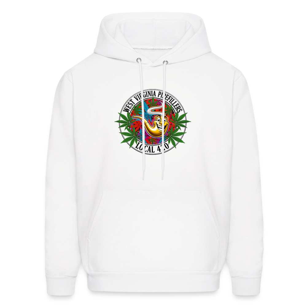 WEST VIRGINIA  PIPEFILLERS LOCAL 420 Men's Hoodie - white