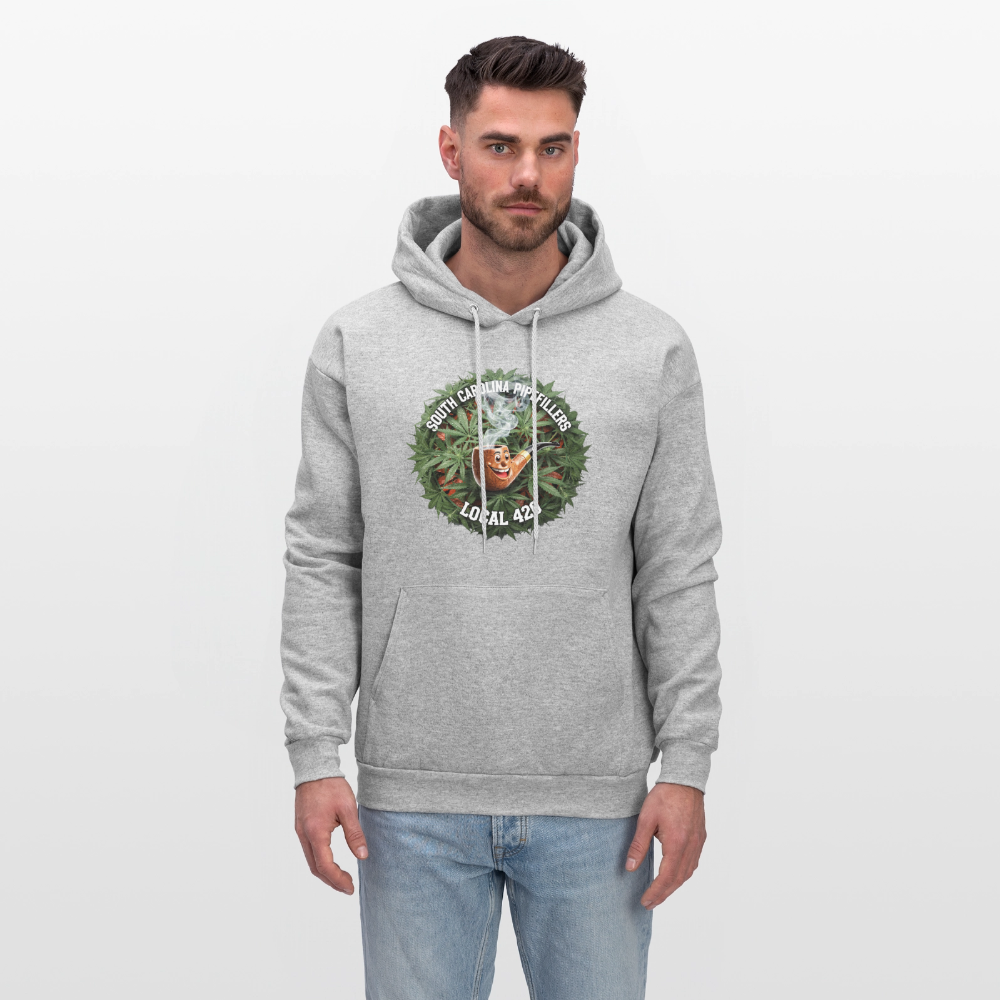 SOUTH CAROLINA PIPEFILLERS LOCAL 420 F/B DESIGN Men's Hoodie - heather gray